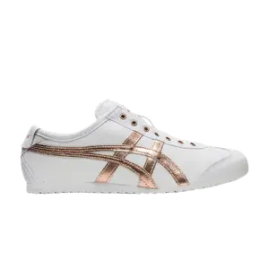 Шлепанцы Onitsuka Tiger Mexico 66 Slip-On White Rose Gold, белый