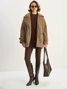 Bianco Lucci Куртка для межсезонья в коричневом цвете