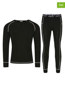 COLD Функциональный комплект нижнего белья из двух предметов, черный