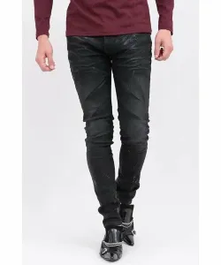 Джинсы скинни с покрытием Tornado Mart, цвет Black