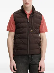 Стеганый жилет на молнии G-Star RAW, коричневый