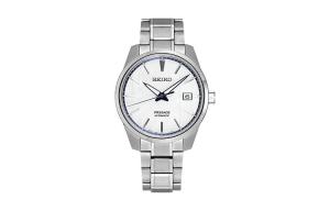 SEIKO Часы Men's Presage Series Watch, White Dial
