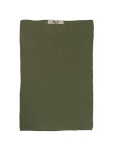 IB Laursen Вязаное кухонное полотенце Mynte оливкового цвета