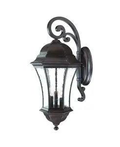 Настенный светильник Waverly с тремя лампами кораллового цвета – стильный настенный светильник для любой комнаты Slickblue, black