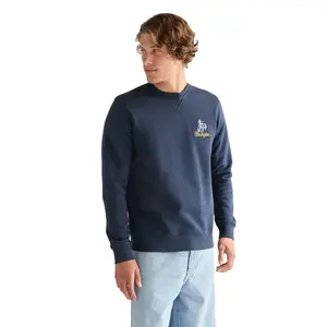 Толстовка Wrangler Embroidery Crew, синий
