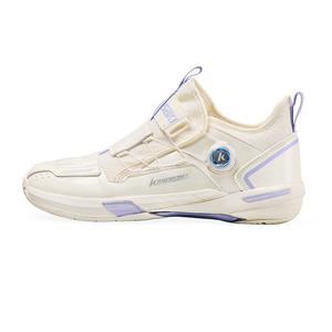 Низкие кроссовки для бадминтона унисекс с амортизацией, противоскользящие, износостойкие и ударопрочные Kawasaki, Beige/Purple