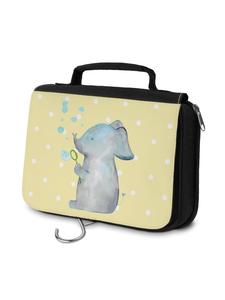 Mr. & Mrs. Panda Косметичка в виде слона с мыльными пузырями, без надписи, пастельно-желтого цвета