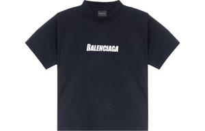 Детская футболка Balenciaga, черный
