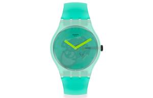 SWATCH Унисекс зеленые часы SUOG119