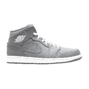 Кроссовки Air Jordan Air Jordan 1 Retro Mid 'Cool Grey', серый