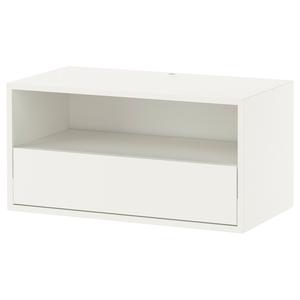 Полка для медиаоборудования, белая, 70x35x35 см. IKEA Eket