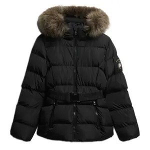 Куртка Superdry Fuji Belted padded, черный