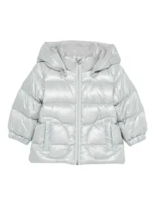 Стеганая куртка с капюшоном Herno Kids, синий