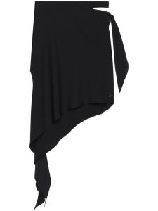 Courrèges юбка с узлом, черный