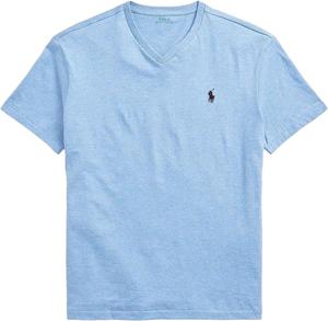 Polo RL мужская футболка с V-образным вырезом классического кроя POLO RALPH LAUREN, (Spring/Summer 2023) Cobalt Heather