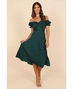 Женское платье-миди с оборками Mickenna Sweetheart Petal and Pup