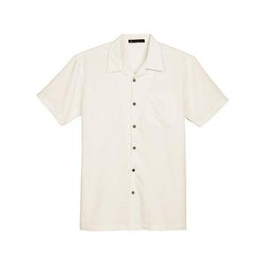 Текстурированная рубашка-кемпер Barbados Harriton, Cream