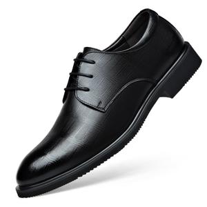 Мужские туфли Mulinsen черные на низком каблуке