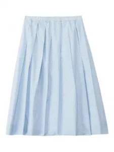 Плиссированная юбка в полоску Fabiana Filippi, синий