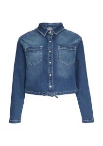 Джинсовая куртка comma casual identity Between-Season Jacket, синий