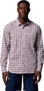 Columbia Мужская рубашка с длинным рукавом Harbor Peak, Sunset Red Wayward Tartan