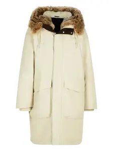 Парка с капюшоном Moose Knuckles, кремовый