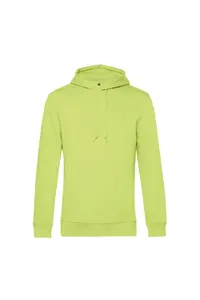 Органический свитер с капюшоном B&C, зеленый
