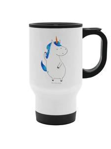 Белая кофейная кружка Единорог (нельзя сказать) Mr. & Mrs. Panda