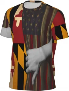 Мужская футболка с сетчатыми вставками, короткий рукав, быстросохнущая