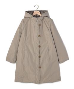 Длинное пальто из пуха "Гермина"