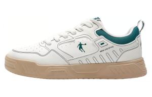 Кеды мужские, обувь для скейтбординга низкая Qiaodan, цвет Ivory/first green