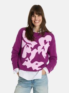 Свитер LIEBLINGSSTÜCK, сиреневый/темно-фиолетовый