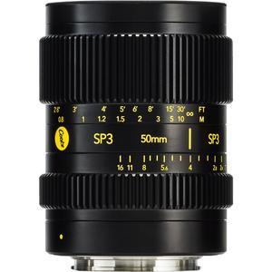 Полнокадровый объектив Cooke SP3 50 мм T2.4 с фиксированным фокусным расстоянием (Sony E, футы/метры)