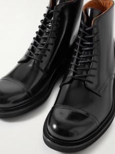 Ботинки из глянцевой кожи Jacques MR P., черный