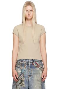 Футболка с окрашиванием в готовом виде Acne Studios, серый