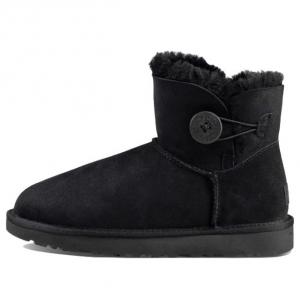 Ботинки зимние UGG WMNS Mini Bailey Button II Black, черный