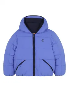 Пуховик с капюшоном Timberland Kids, синий