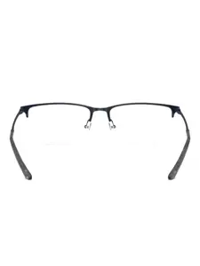 Очки с прямоугольной полуобоймой Emporio Armani, черный