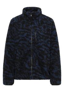 Толстовка с капюшоном на молнии CECIL, синий/темно-синий