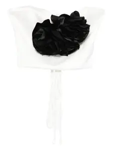 Корсет с цветами Bloom Rhizome, белый