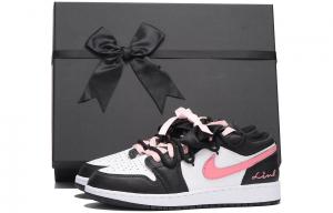 Баскетбольные кроссовки Air 1 Vintage женские с низким верхом розового цвета Jordan, розовый