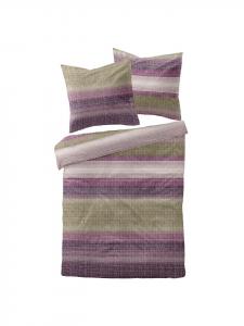 Постельное белье Elverum фиолетового цвета Traumschlaf, 155 x 220 + 80 x 80 см
