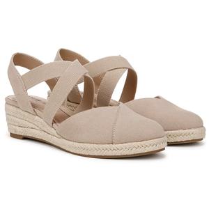 Туфли на танкетке Kimball espadrille wedge Lifestride, tender taupe fabric