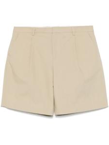A.P.C. шорты со складками, нейтральный