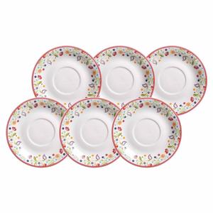 Блюдце Jumbountertassen Shanti ø 17 см, набор из 6 разноцветных штук Ritzenhoff & Breker, Bunt