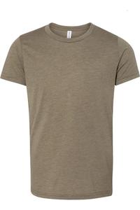 Футболка BELLA + CANVAS Youth Triblend, цвет olive triblend