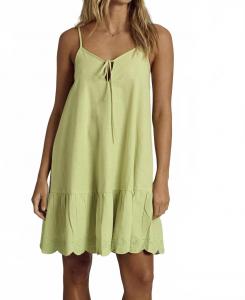 Плетеное мини-платье Fallon в цвете шалфей Native Youth, зеленый