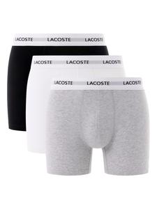 Боксеры LACOSTE, Mottled Grey/Mottled Black/White