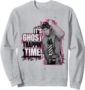 Толстовка с надписью Охотники за привидениями: Время ловить привидений Ghostbusters, серый