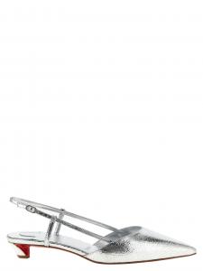 Босоножки-слингбэки 'Miss Z' Christian Louboutin, серебристый